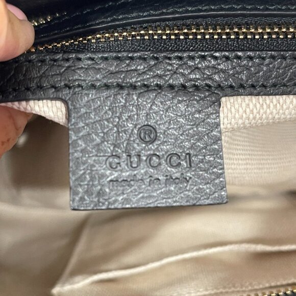 Gucci Marmont Leather 3-way Bag Black (JB1133) - Picture 10 of 12